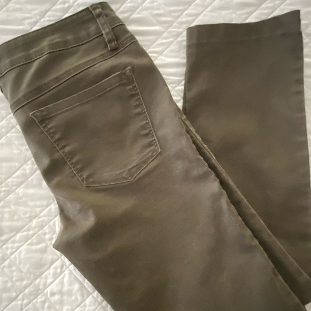 PrAna jeans  4/27 straight leg. Dark taupe.